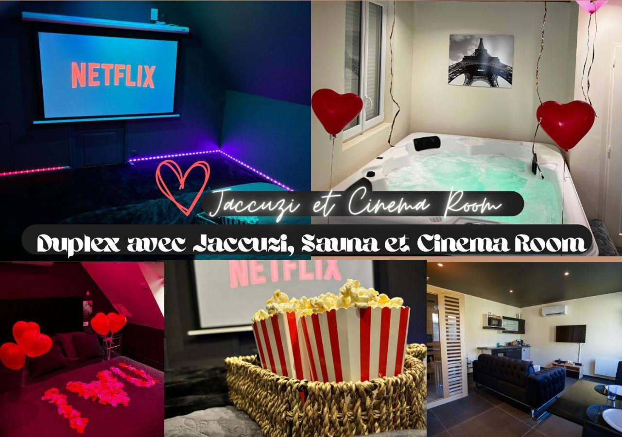 Magnifique Duplex Avec Jaccuzi, Sauna Et Cinema Room Privatif Fontenoy  Екстер'єр фото